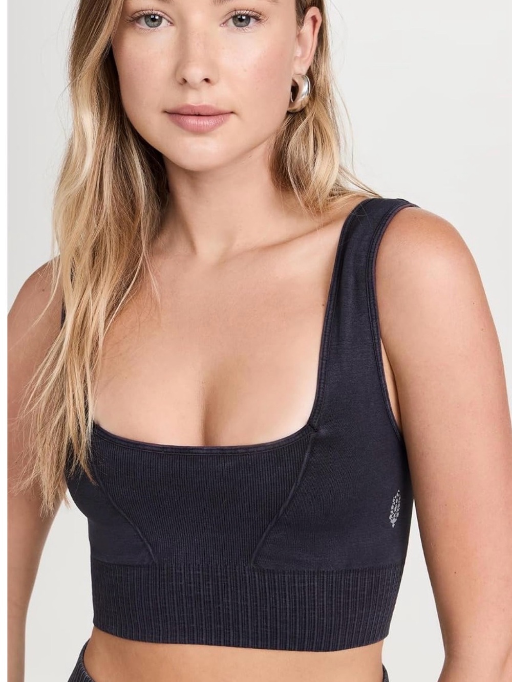 Free People Women's Square Neck Good Karma Bra